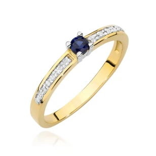 Gold Diamant Ring EY-45 0.10ct | ergold