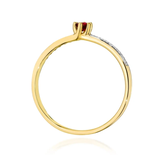 copy of Gold Ring 585 mit Diamant Diamant Diamant 0.10ct