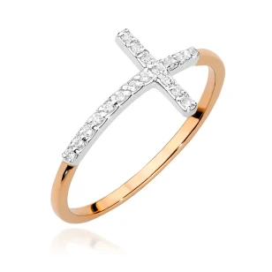 Gold Diamant Ring EY-45 0.10ct | ergold