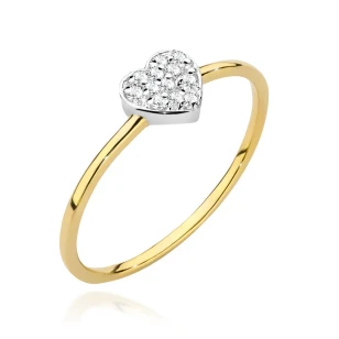 Gold Diamant Ring EY-45 0.10ct | ergold