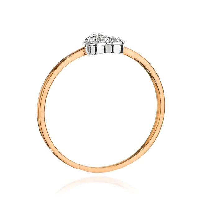 copy of Gold Ring 585 mit Diamant Diamant Diamant 0.10ct