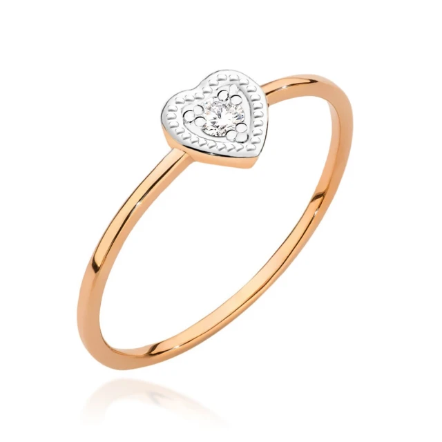 copy of Gold Ring 585 mit Diamant Diamant Diamant 0.10ct