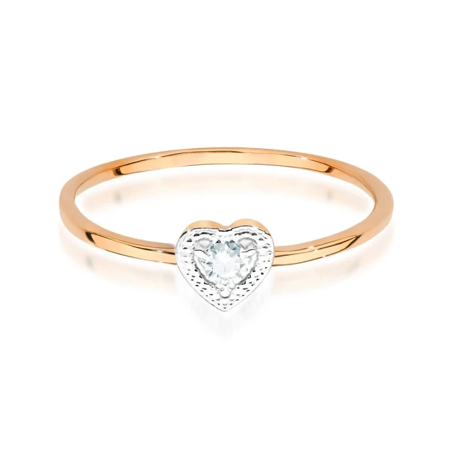 copy of Gold Ring 585 mit Diamant Diamant Diamant 0.10ct