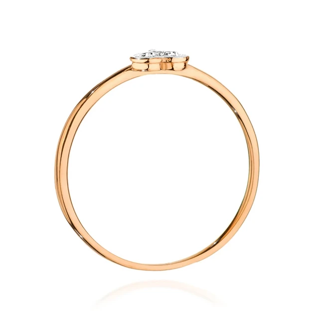 copy of Gold Ring 585 mit Diamant Diamant Diamant 0.10ct