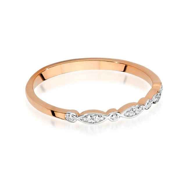 copy of Gold Ring 585 mit Diamant Diamant Diamant 0.10ct