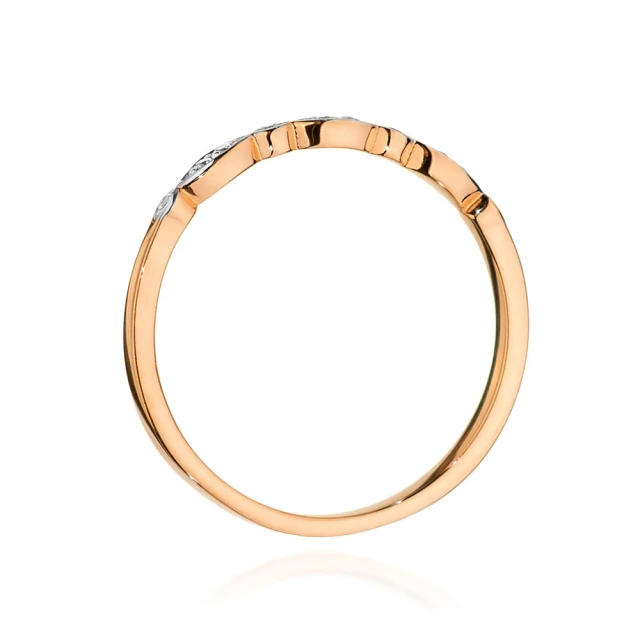 copy of Gold Ring 585 mit Diamant Diamant Diamant 0.10ct