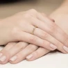 Pierścionek z diamentem 0,04ct