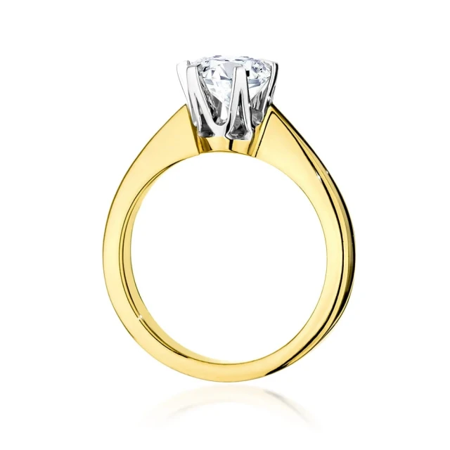 copy of Gold Ring 585 mit Diamant Diamant Diamant 0.10ct