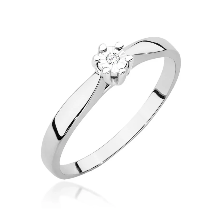 Gold Diamant Ring EY-45 0.10ct | ergold