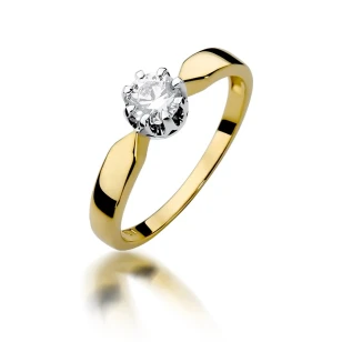 Gold Diamant Ring EY-45 0.10ct | ergold