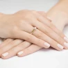 Pierścionek zaręczynowy z brylantem 0,25ct
