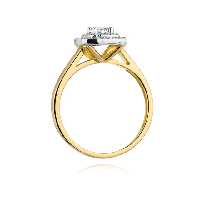 copy of Gold Ring 585 mit Diamant Diamant Diamant 0.10ct