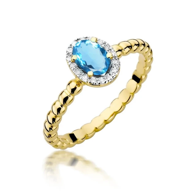 copy of Gold Ring 585 mit Diamant Diamant Diamant 0.10ct