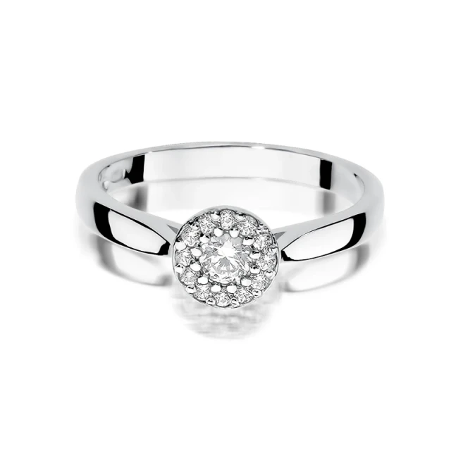 copy of Gold Ring 585 mit Diamant Diamant Diamant 0.10ct