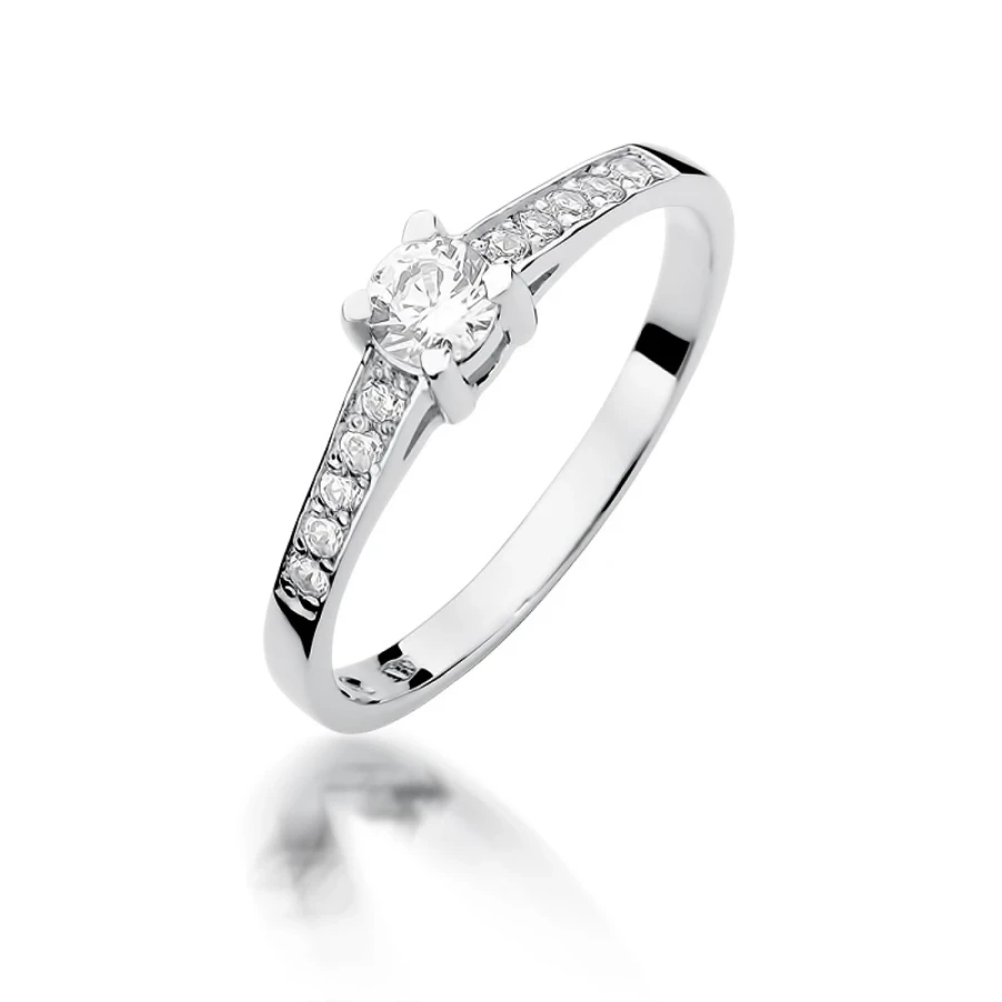 Gold Diamant Ring EY-45 0.10ct | ergold