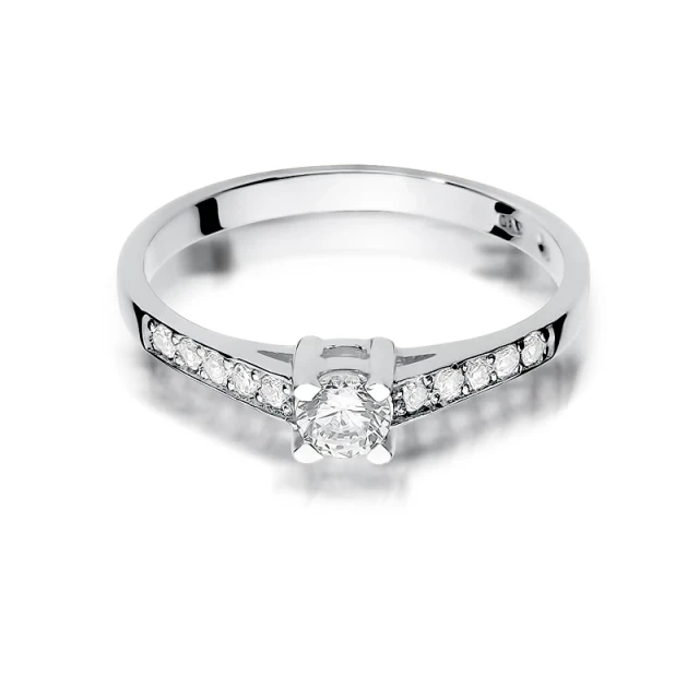 copy of Gold Ring 585 mit Diamant Diamant Diamant 0.10ct