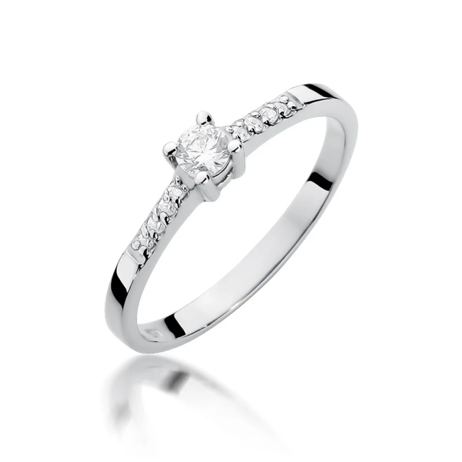 Gold Diamant Ring EY-45 0.10ct | ergold