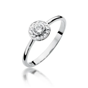 Gold Diamant Ring EY-45 0.10ct | ergold