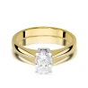 Złoty pierścionek zaręczynowy z diamentem 0,50ct