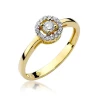 Złoty pierścionek z diamentem EY-238 0,20ct