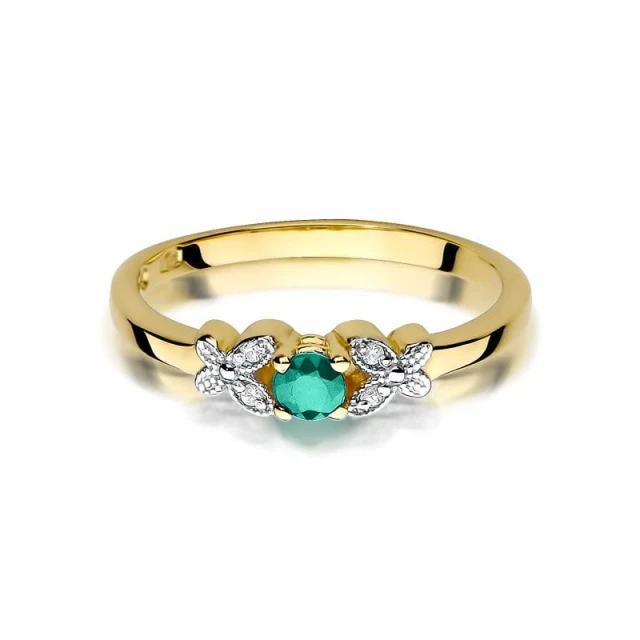 copy of Gold Ring 585 mit Diamant Diamant Diamant 0.10ct