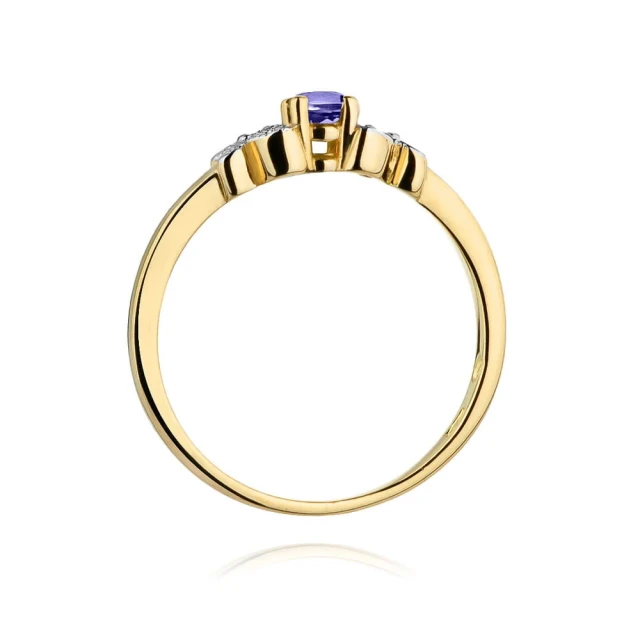copy of Gold Ring 585 mit Diamant Diamant Diamant 0.10ct