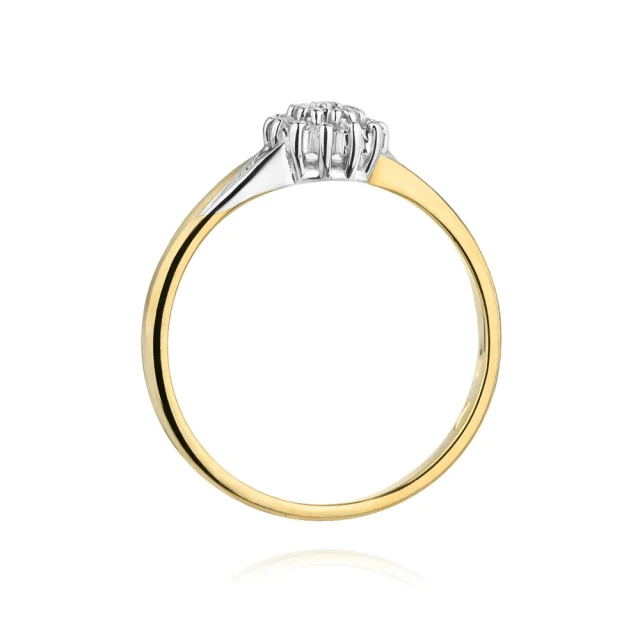 copy of Gold Ring 585 mit Diamant Diamant Diamant 0.10ct