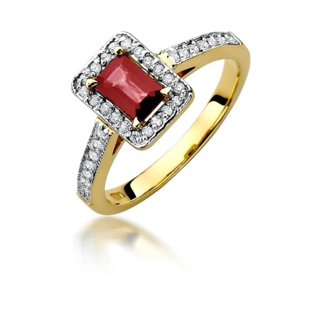 copy of Gold Ring 585 mit Diamant Diamant Diamant 0.10ct