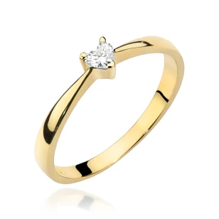 Gold Diamant Ring EY-45 0.10ct | ergold