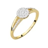 Gold Diamant Ring EY-45 0.10ct | ergold