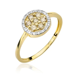 Gold Diamant Ring EY-45 0.10ct | ergold