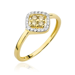 Gold Diamant Ring EY-45 0.10ct | ergold