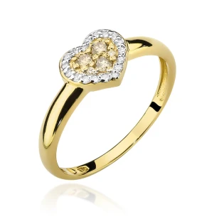 Gold Diamant Ring EY-45 0.10ct | ergold