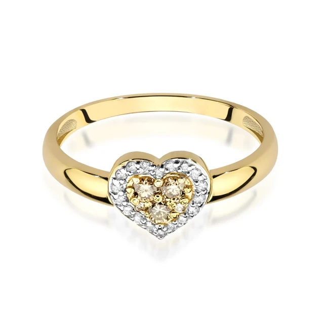 copy of Gold Ring 585 mit Diamant Diamant Diamant 0.10ct