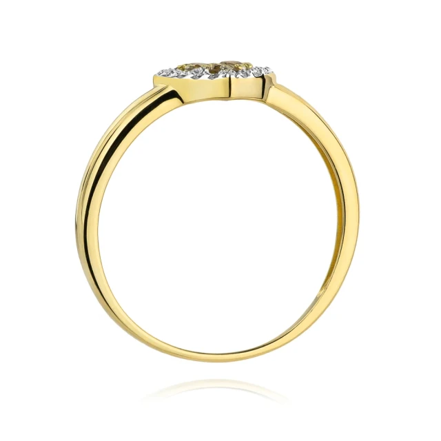 copy of Gold Ring 585 mit Diamant Diamant Diamant 0.10ct