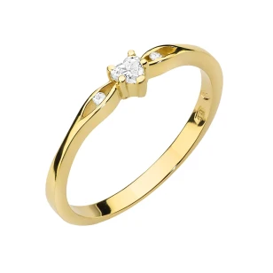 Gold Diamant Ring EY-45 0.10ct | ergold