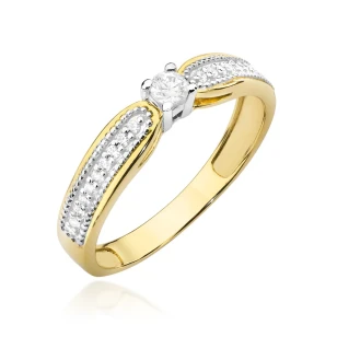 Gold Diamant Ring EY-45 0.10ct | ergold