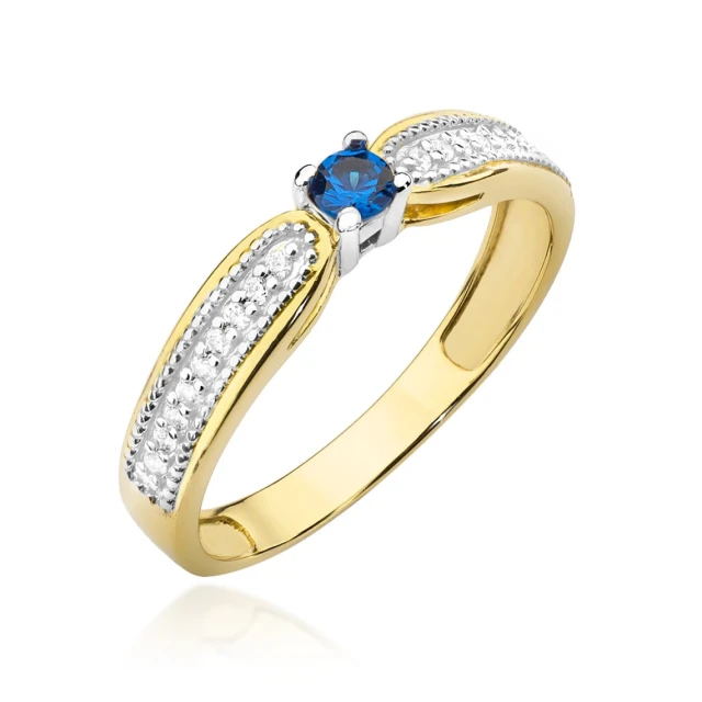 copy of Gold Ring 585 mit Diamant Diamant Diamant 0.10ct