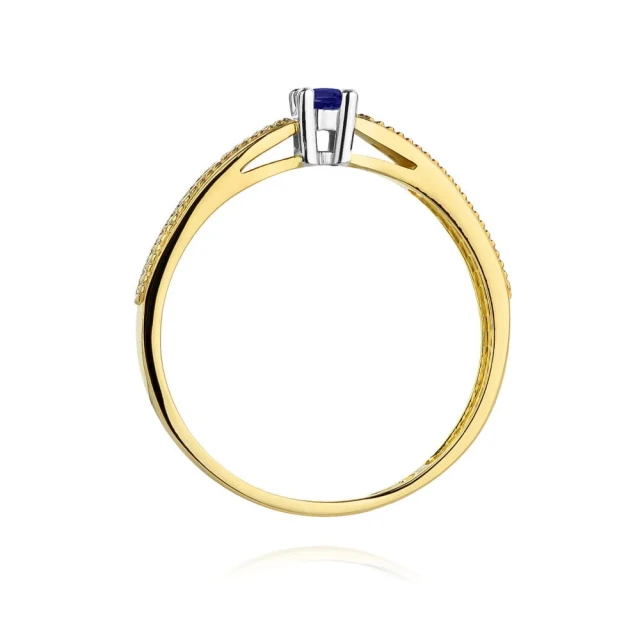copy of Gold Ring 585 mit Diamant Diamant Diamant 0.10ct