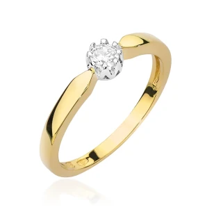 Gold Diamant Ring EY-45 0.10ct | ergold