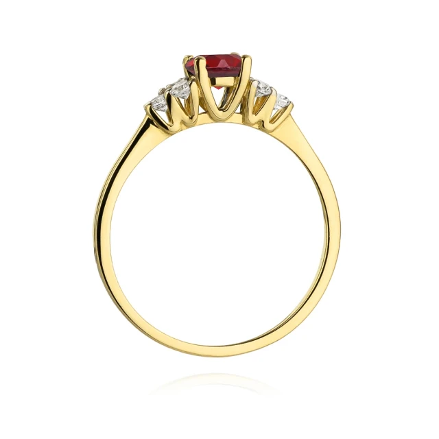 copy of Gold Ring 585 mit Diamant Diamant Diamant 0.10ct