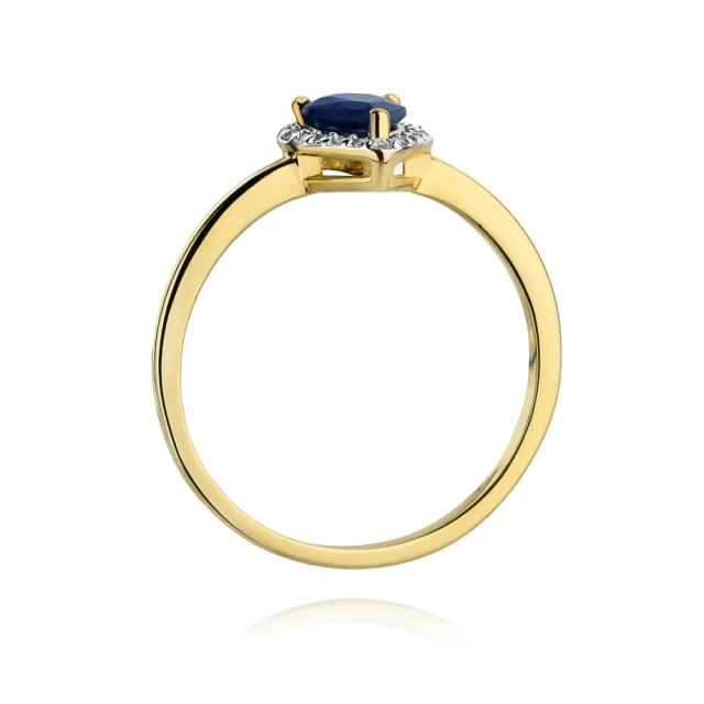 copy of Gold Ring 585 mit Diamant Diamant Diamant 0.10ct