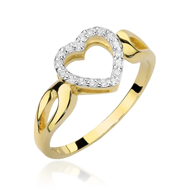 copy of Gold Ring 585 mit Diamant Diamant Diamant 0.10ct