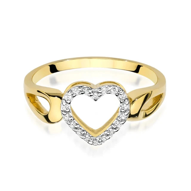 copy of Gold Ring 585 mit Diamant Diamant Diamant 0.10ct