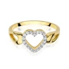 Gold Diamant Ring EY-45 0.10ct | ergold