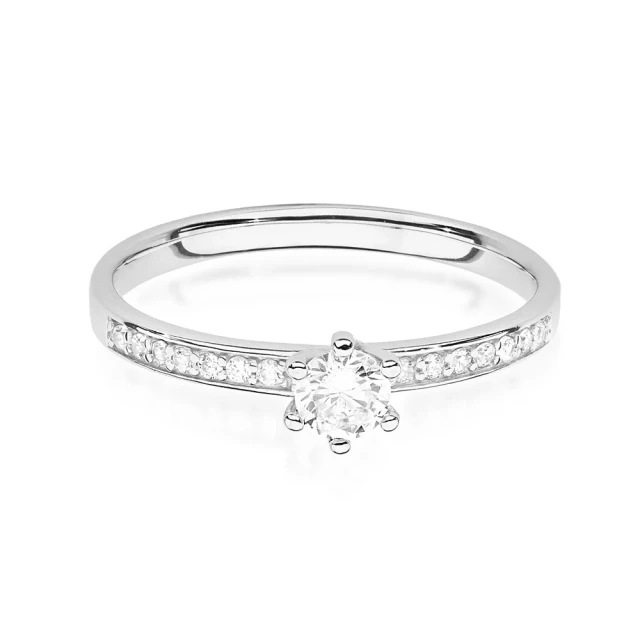 copy of Gold Ring 585 mit Diamant Diamant Diamant 0.10ct