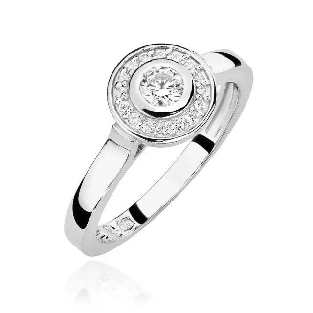 copy of Gold Ring 585 mit Diamant Diamant Diamant 0.10ct