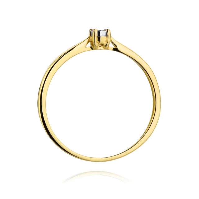 copy of Gold Ring 585 mit Diamant Diamant Diamant 0.10ct