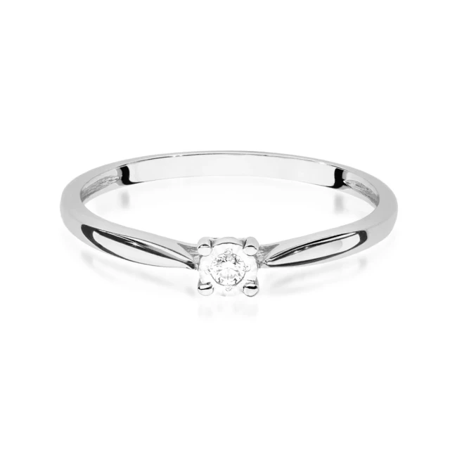 copy of Gold Ring 585 mit Diamant Diamant Diamant 0.10ct