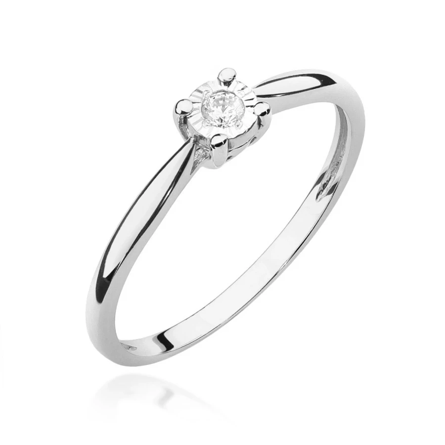 Gold Diamant Ring EY-45 0.10ct | ergold